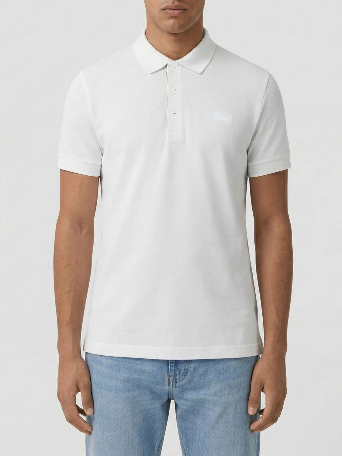 Polo Shirt Men color White