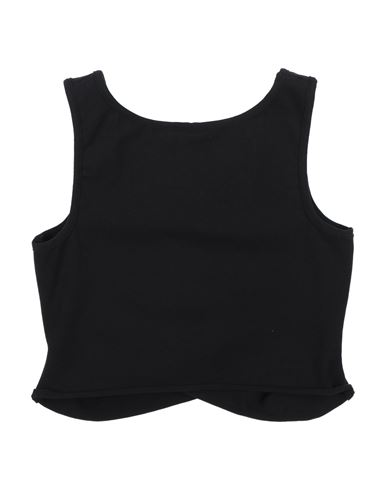 Kid Girl Top Black Size 10 Cotton, Elastane