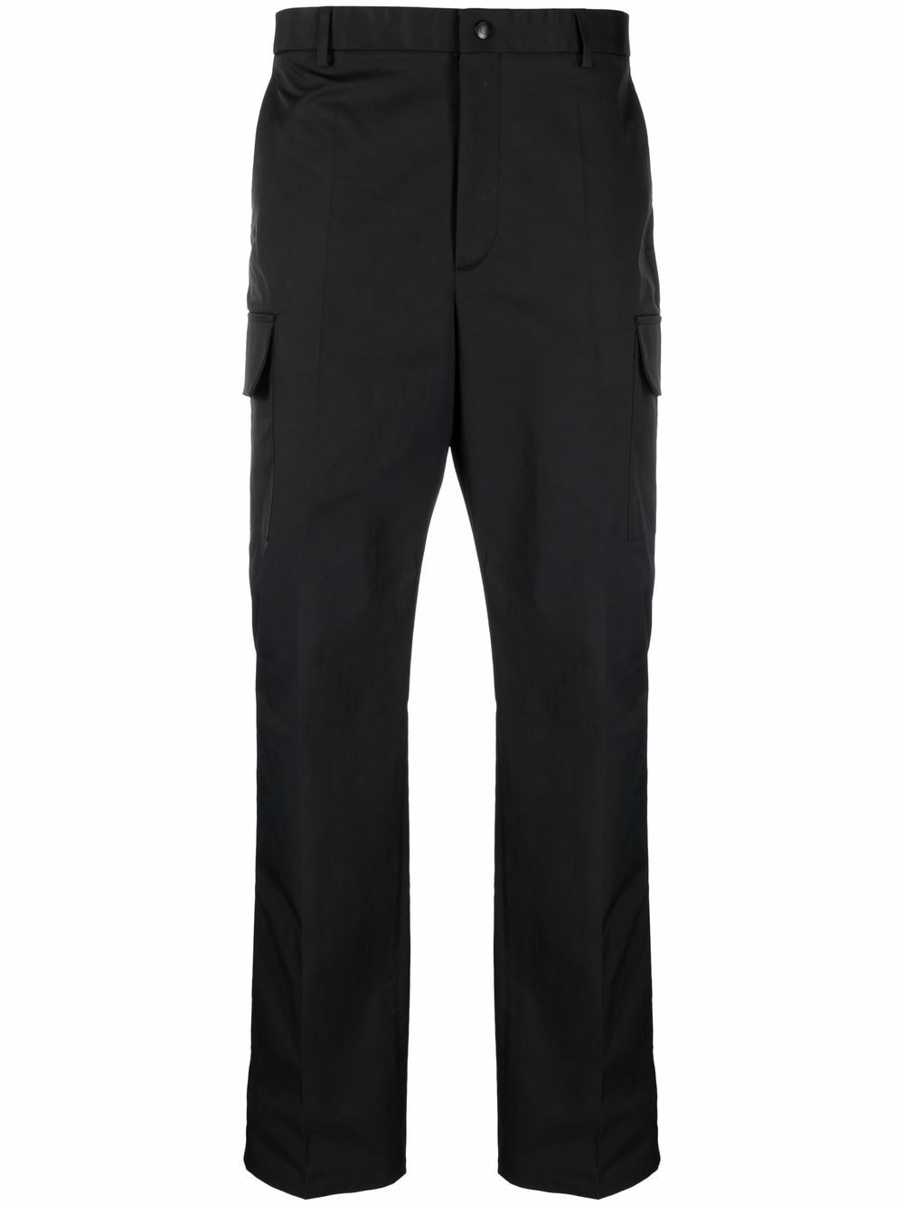 Flap pocket cargo style trousers - Black