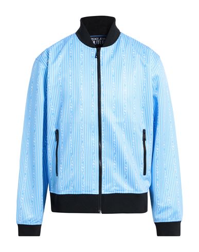 Man Sweatshirt Sky blue Size L Polyester
