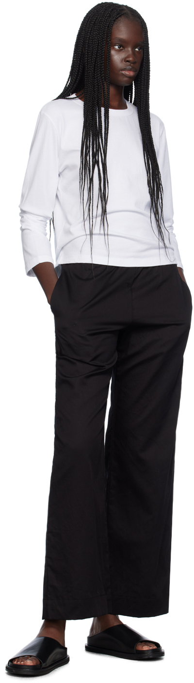 LESET Black Yoko Pocket Trousers