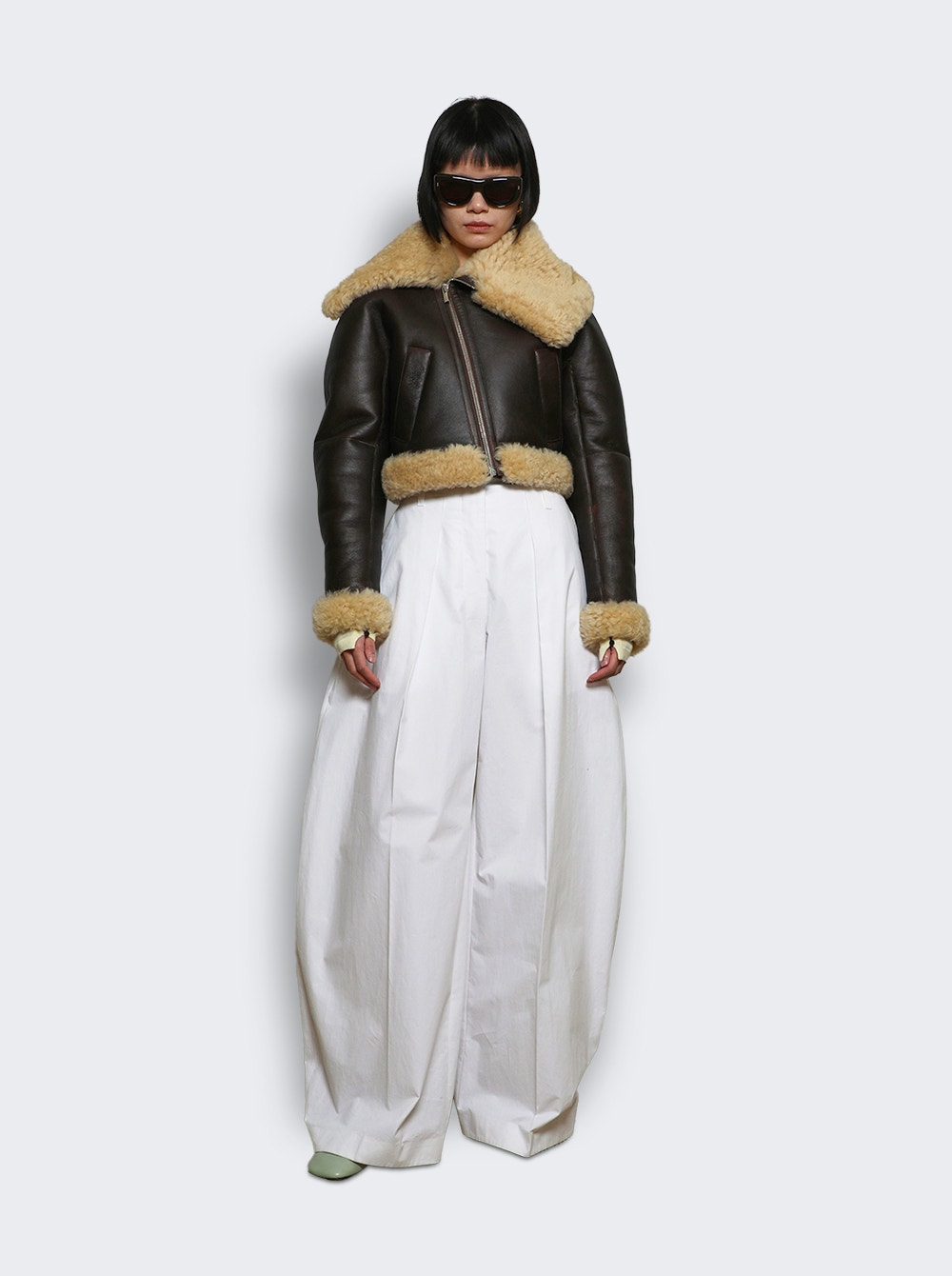 The Aviator Jacket Dark Brown