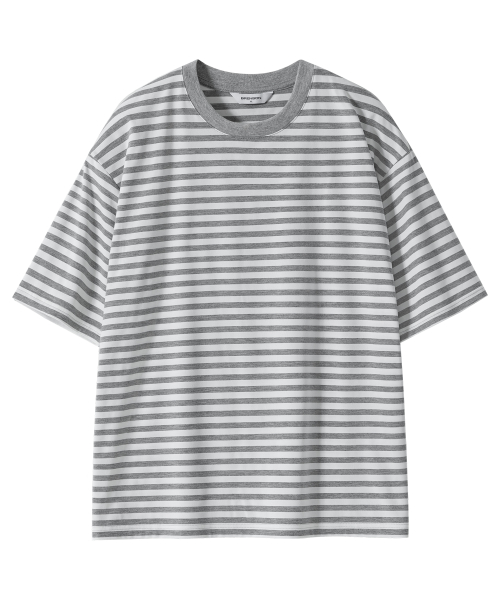 Oversized 1:1 Stripe Short Sleeve T-Shirt