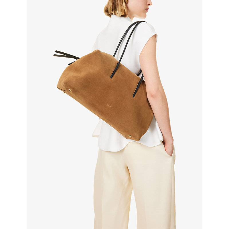 Womens Stockholm Suede Shoulder Bag