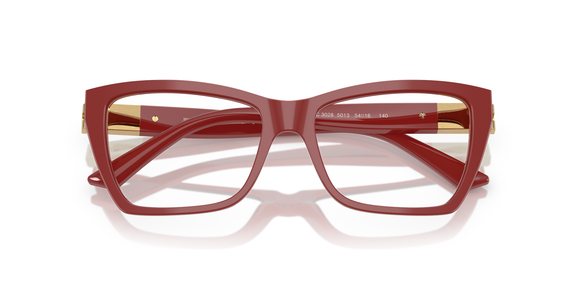 Jimmy Choo Woman Jimmy Choo JC3028 5013 Optical frames Acetate Red Cat Eye Norma