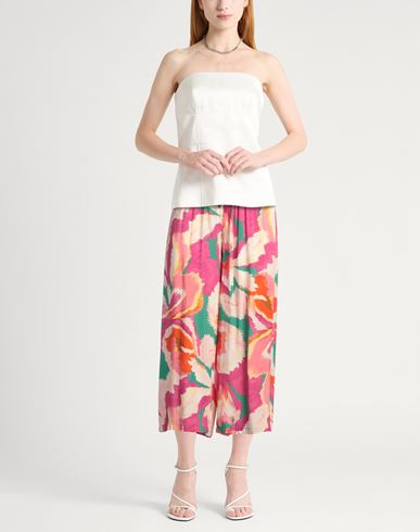 Caractère Woman Pants Fuchsia Size 12 Viscose