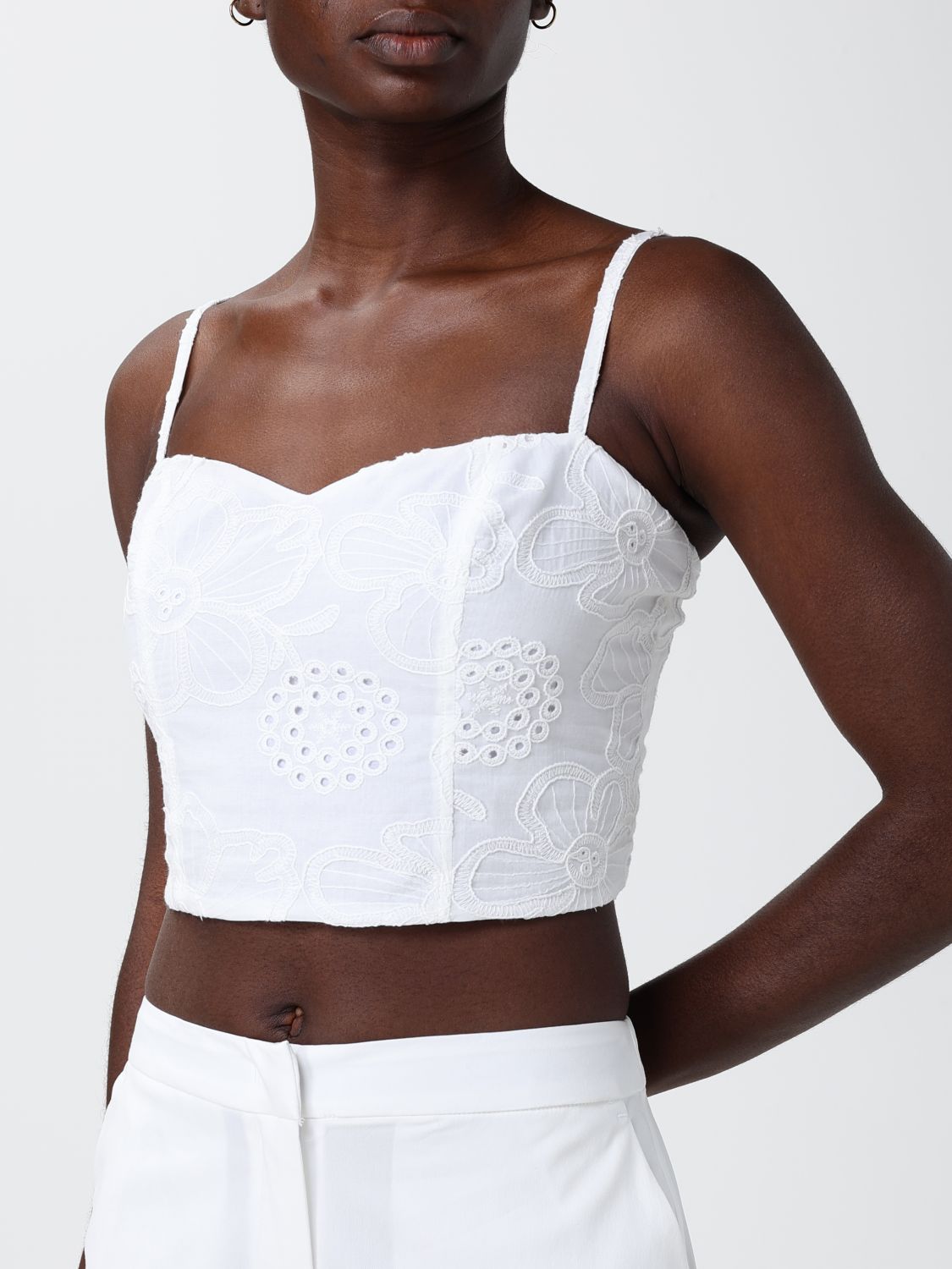 Top Woman color White