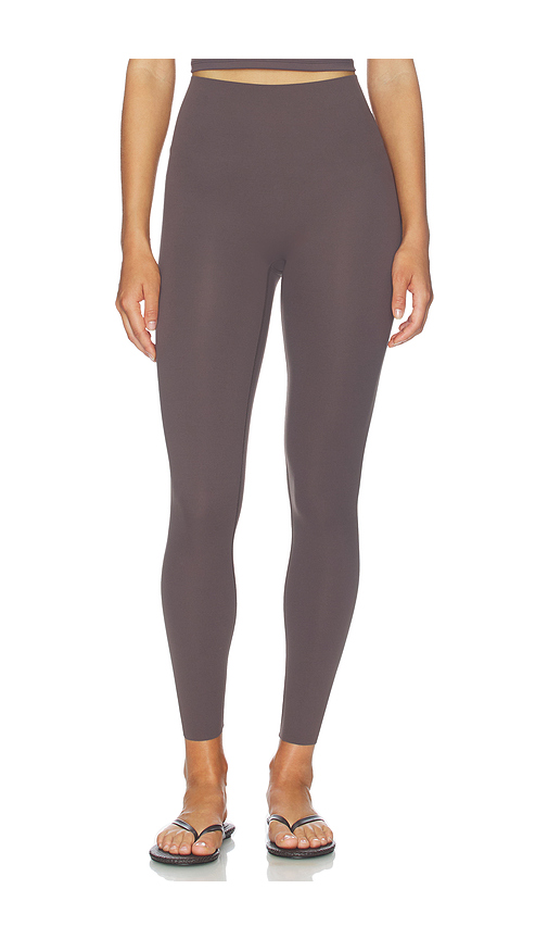 SPANX Core Luxe Legging in Brown. S. Also in L, XL