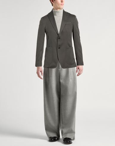 Man Blazer Military green Size 36 Viscose, Polyamide