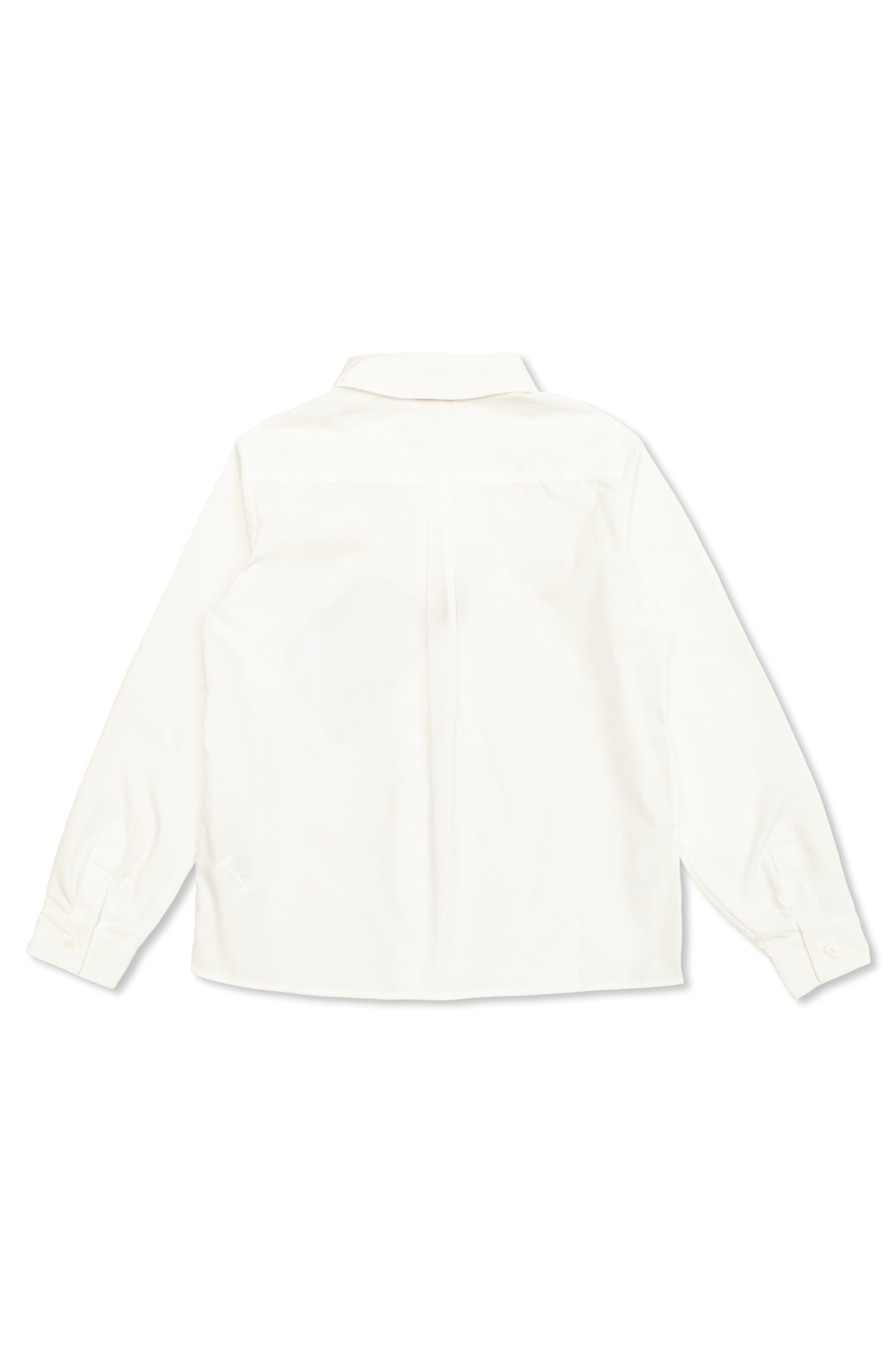 Shirt With Embroidery, Unisex, White