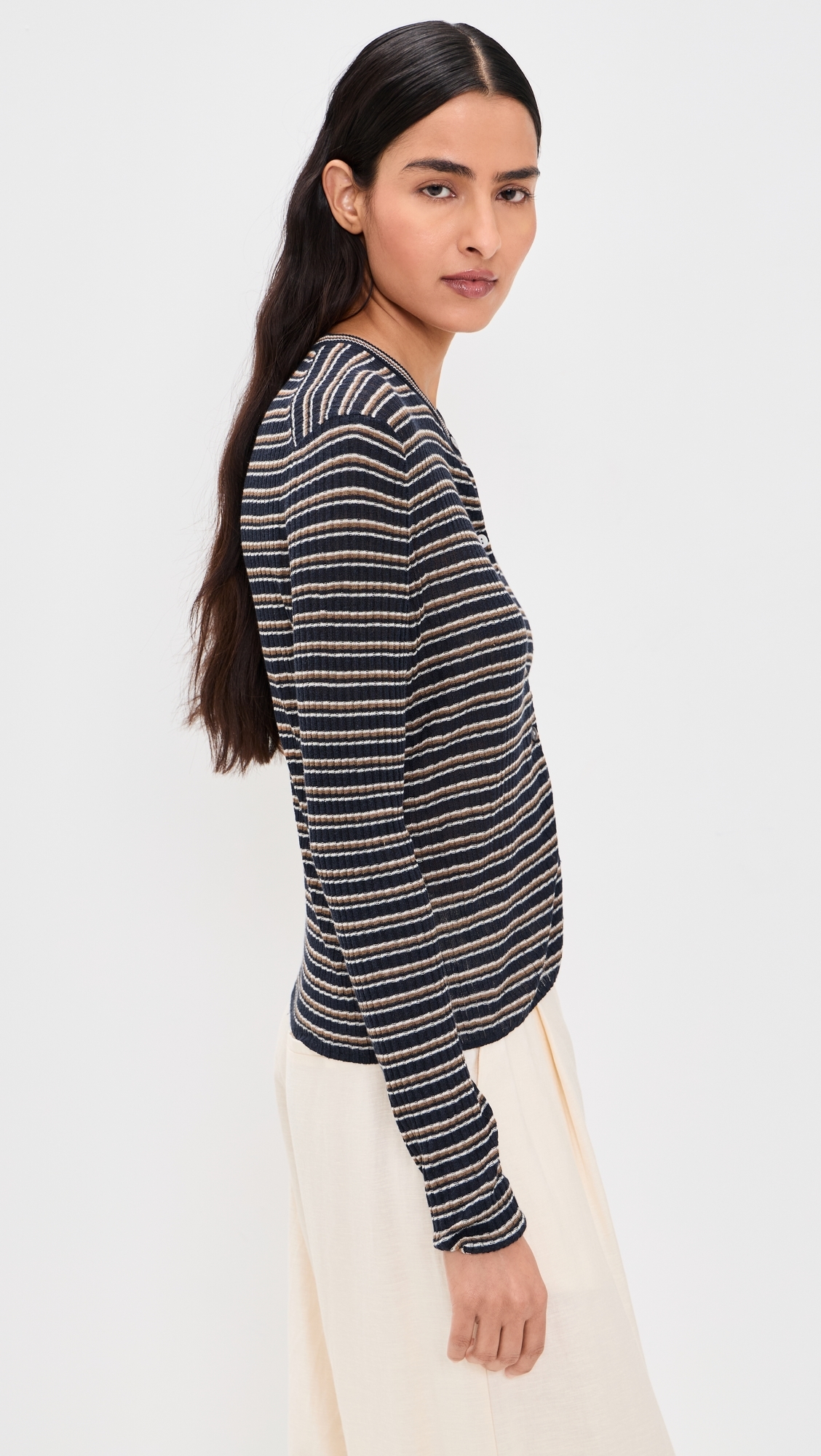 Cropped Cardigan Nocturne Blue