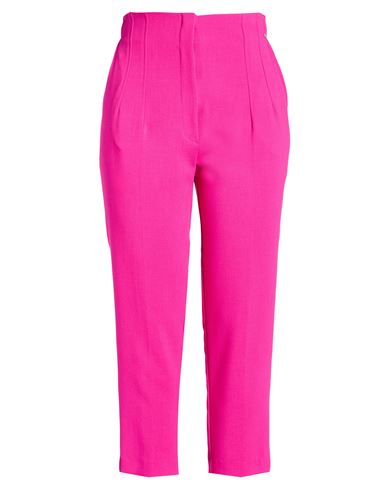 Woman Pants Fuchsia Size XL Polyester, Rayon, Elastane