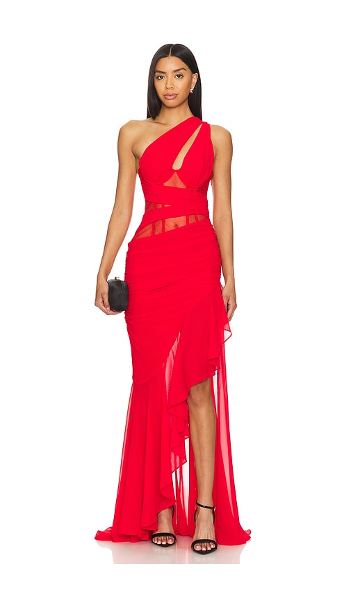 NBD ABENDKLEID CHRISTIAN in Red. Größe XS. Also in L