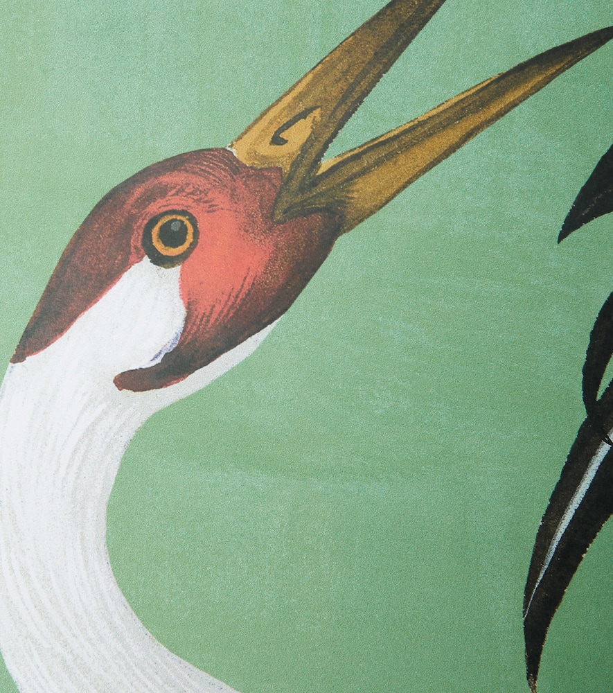 Gucci Heron printed wallpaper