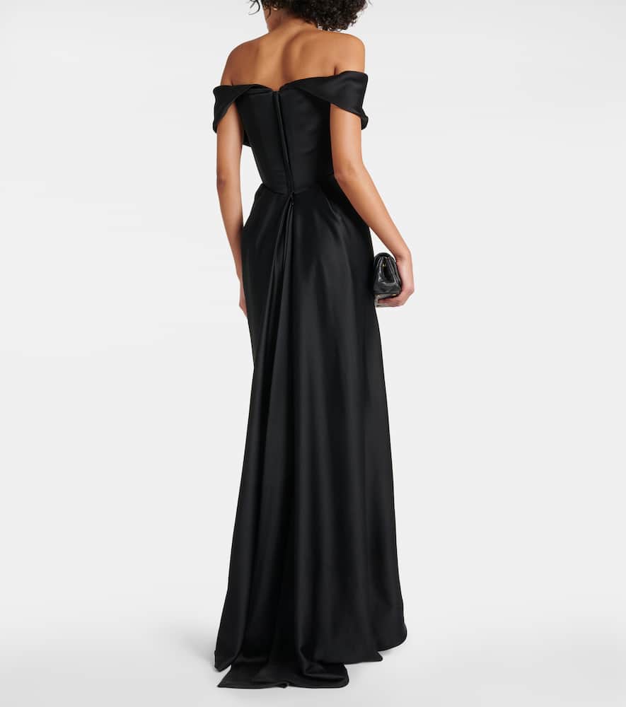 Vivienne Westwood Nova Cocotte crêpe satin gown