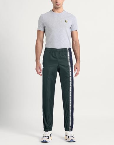 Man Pants Dark green Size 2 Polyester