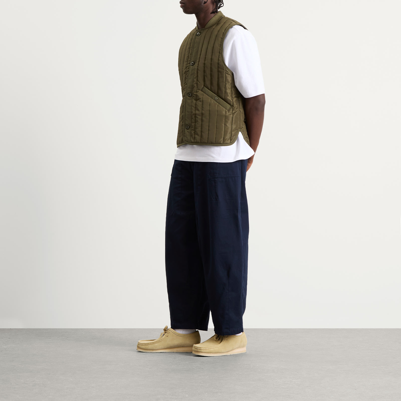 Men's Twill Balloon Pants Navy