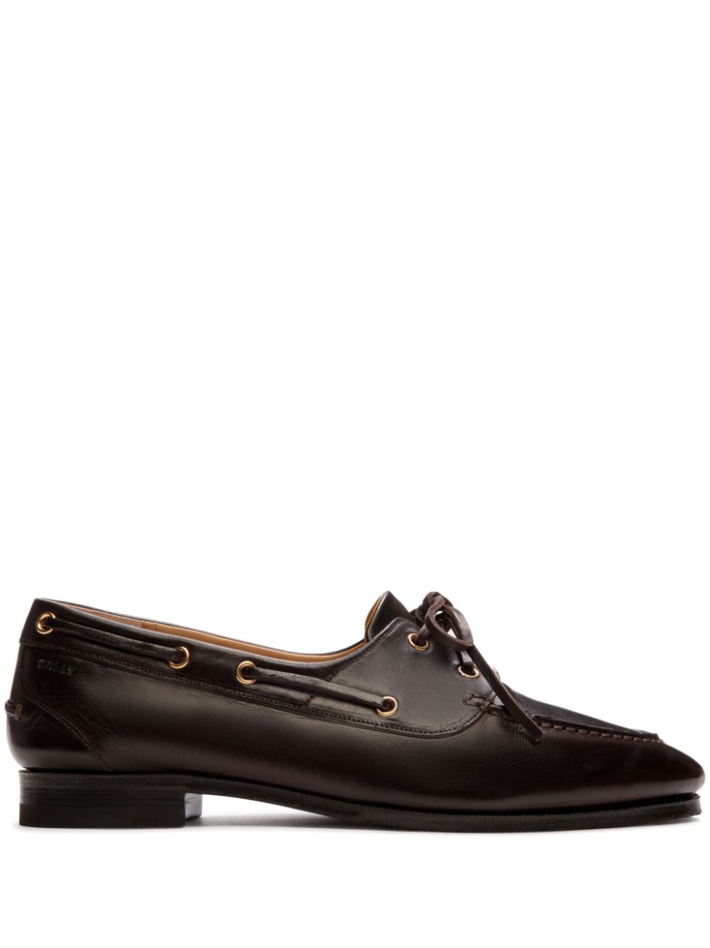 Plume leather moccasins - Brown