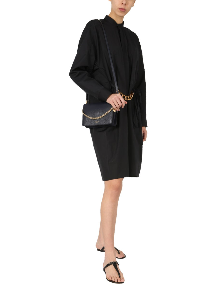 Cotton Chemisier with Chain Belt