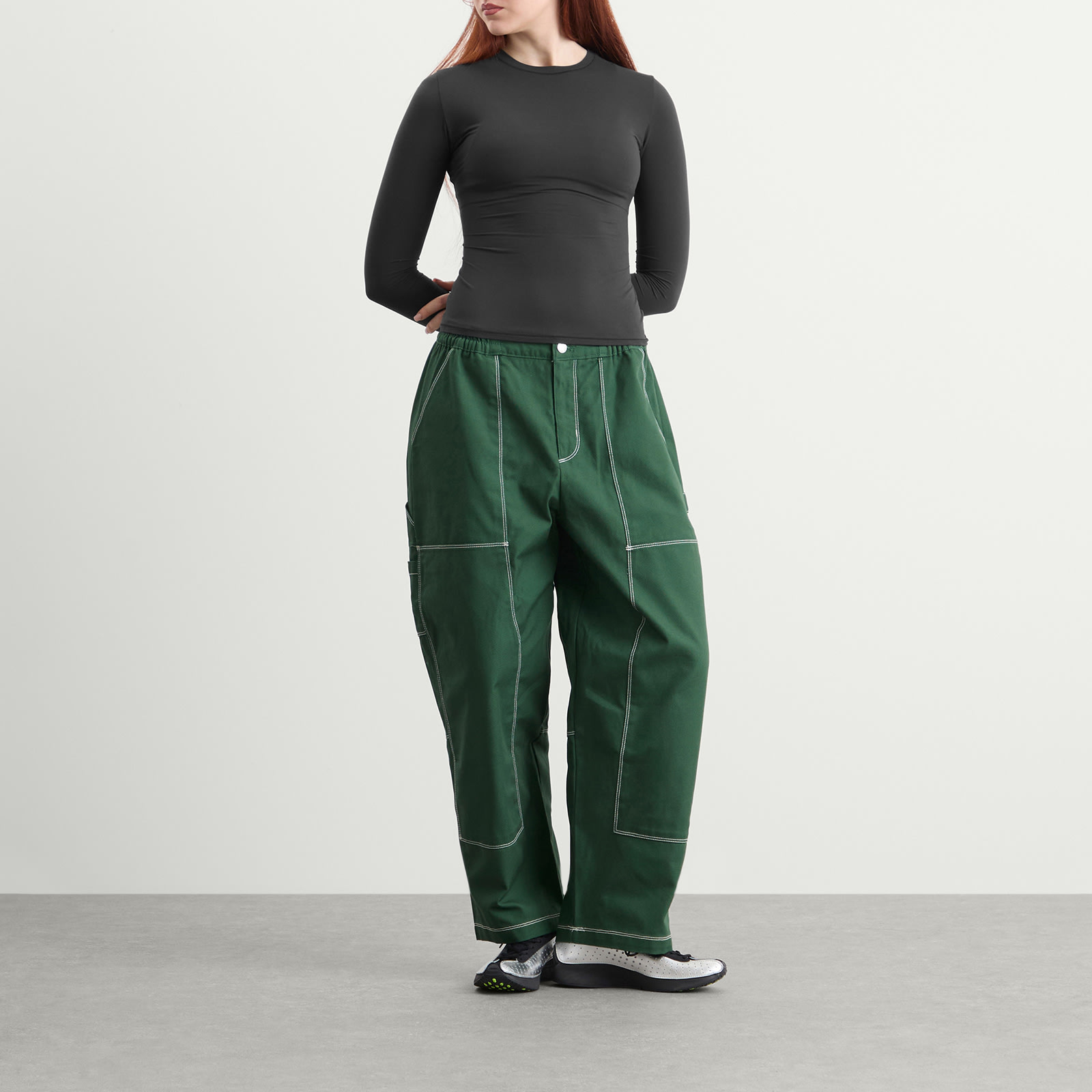 Women's NSW Carpenter Pants in Fir/Ice Silver/Fir