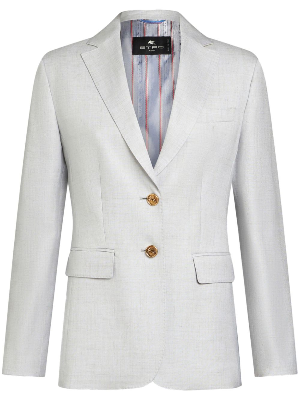 Single-breasted blazer - Grey
