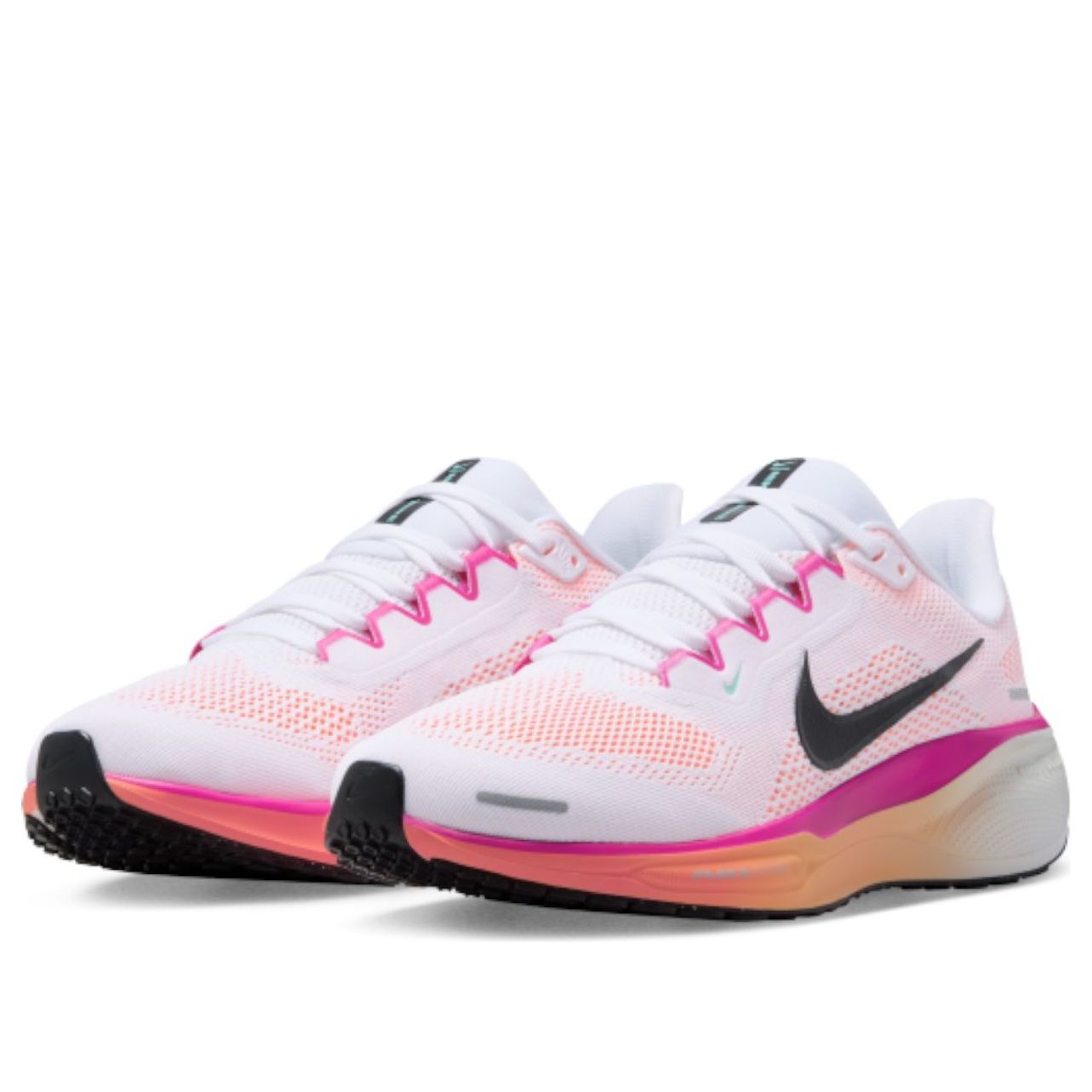 (WMNS) Air Zoom Pegasus 41 'White Fire Pink Orange Pulse'