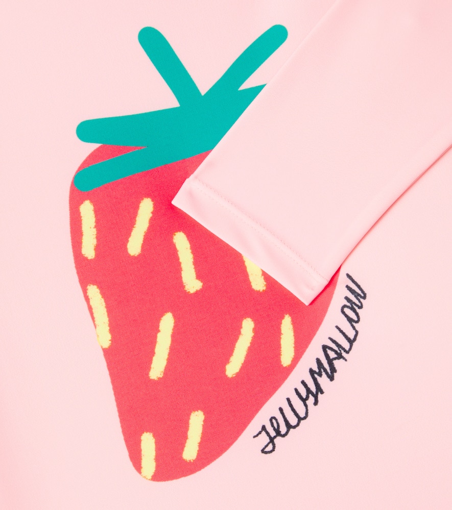 Strawberry latte rashguard top
