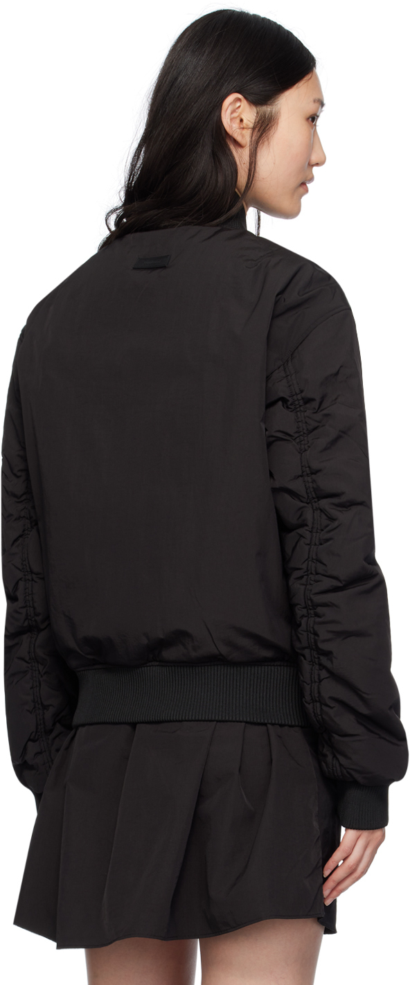 Soulland Black Helios Bomber Jacket