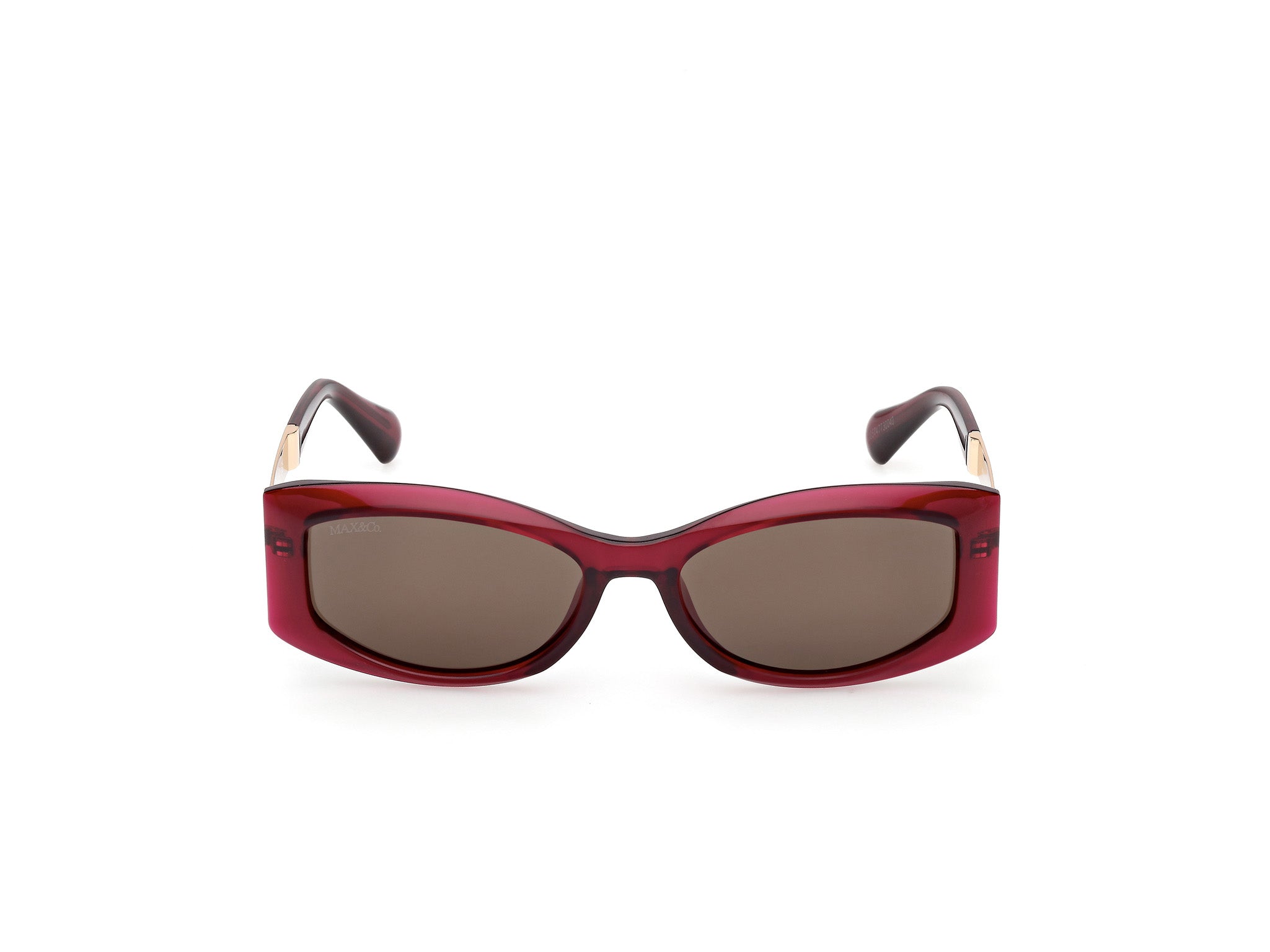 MAX&Co Mujer MAX&Co MO0144 69E Gafas de sol Inyectado Burdeos Marrón Cuadrada Norma