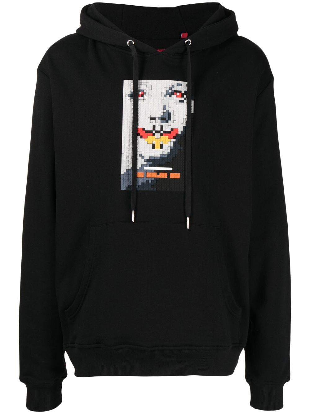 Silence long-sleeve hoodie - Black