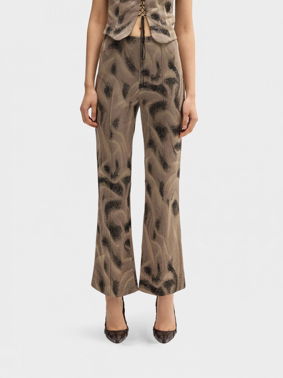 Pants Woman color Sand
