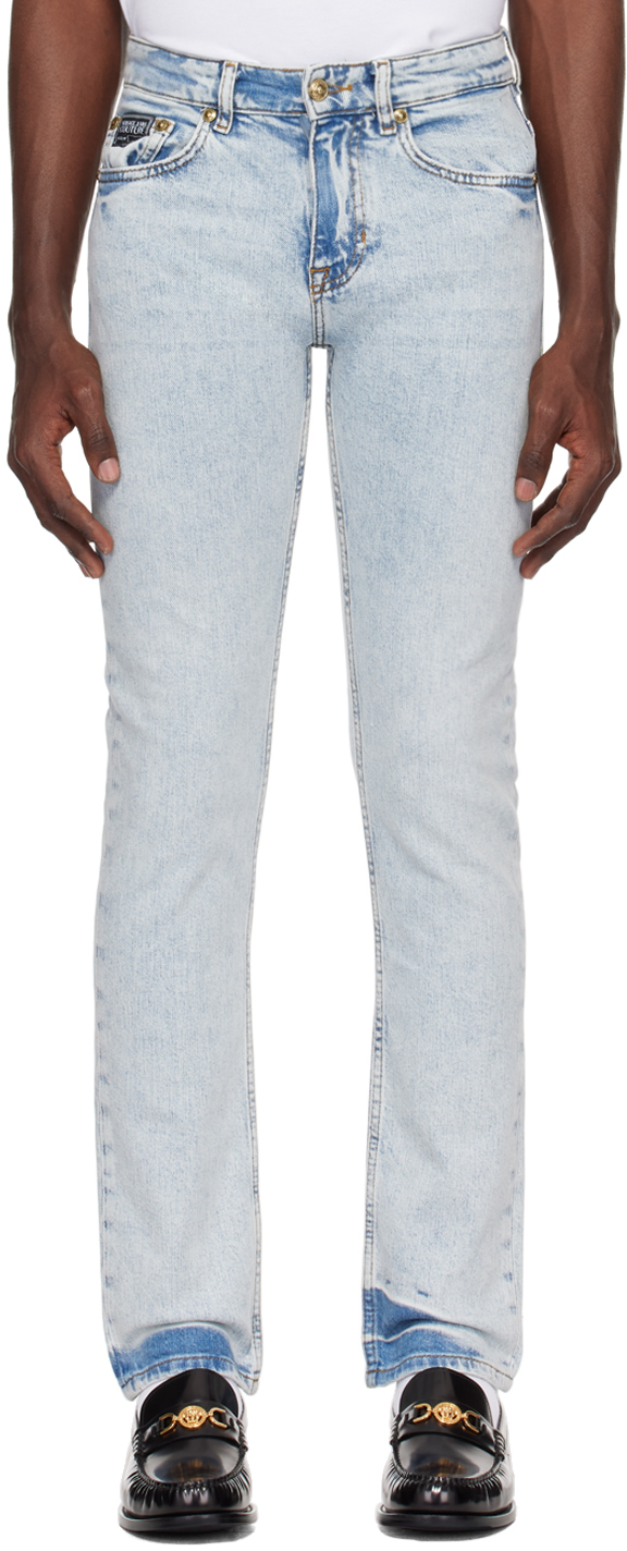 Versace Jeans Couture Blue Slim-Fit Jeans