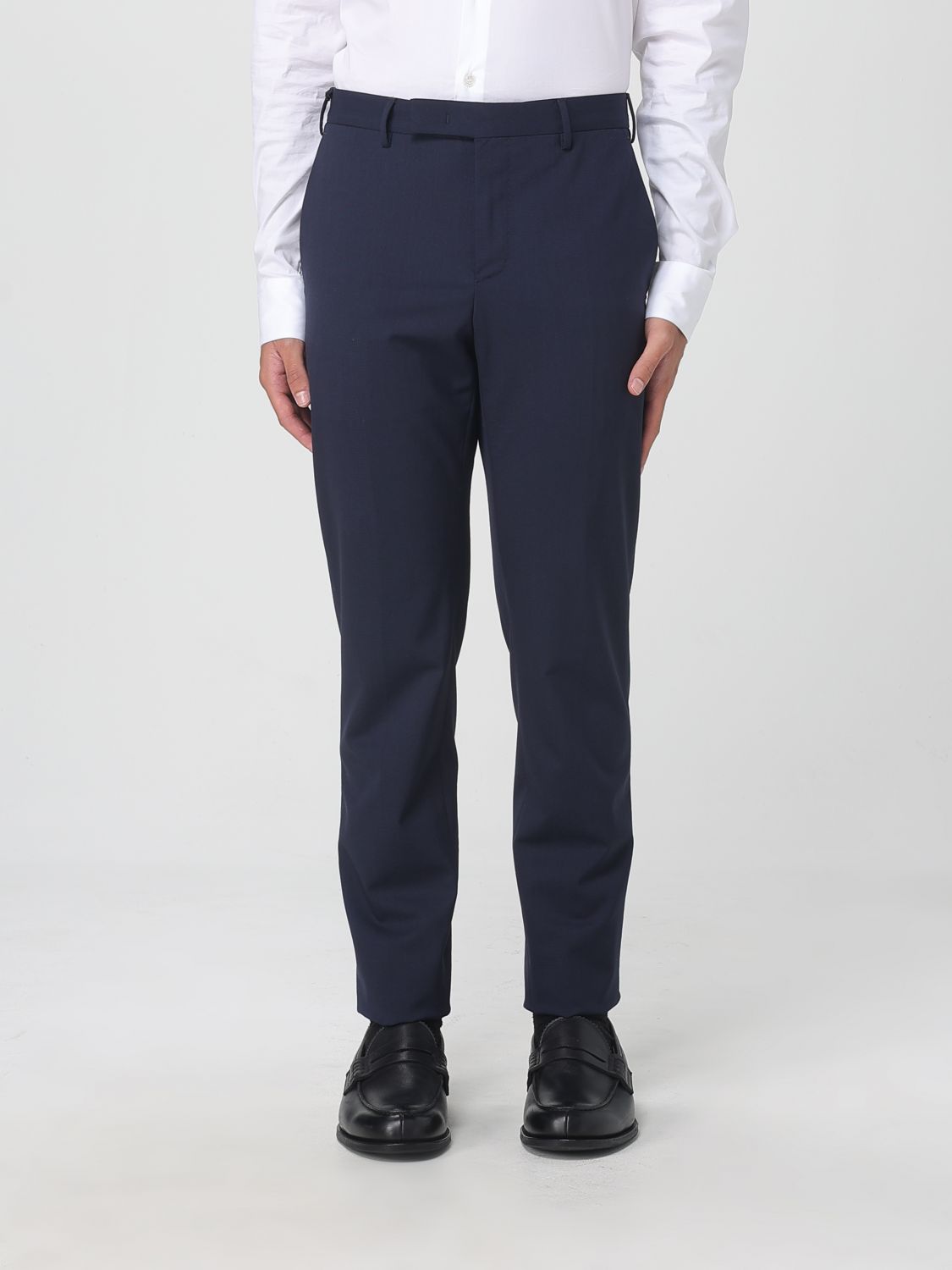 Pants Men color Blue