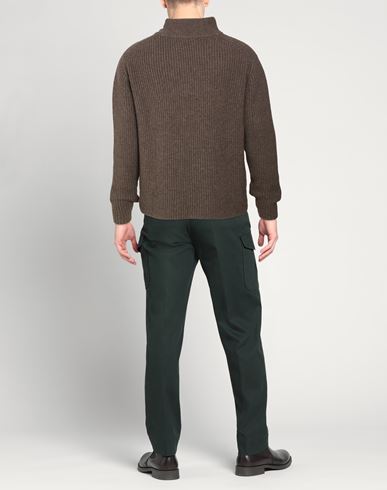 Man Turtleneck Taupe Size L Wool, Cashmere