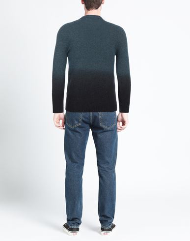 Alpha Studio Man Sweater Deep teal Size 40 Alpaca wool, Polyamide, Cotton, Modal, Elastane