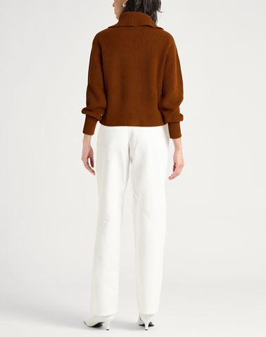 Woman Sweater Tan Size L Wool, Cashmere