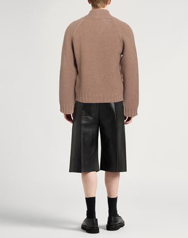 Man Sweater Camel Size M Wool