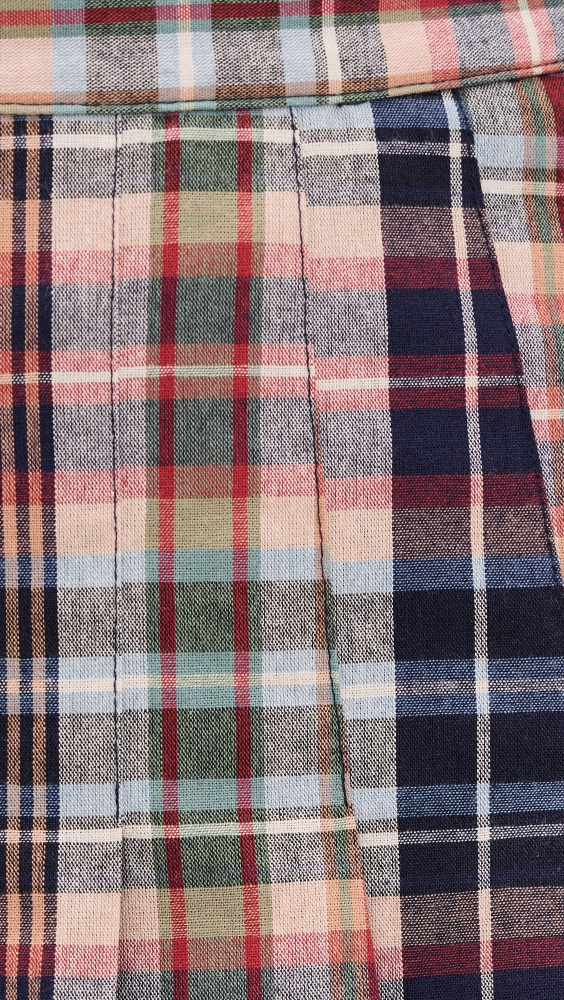 Plaid Pleated Skirt Classic Plaid