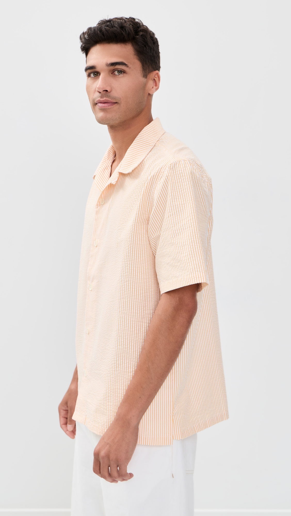 Seersucker Striped Cocktail D'amore Shirt Better In The Sun