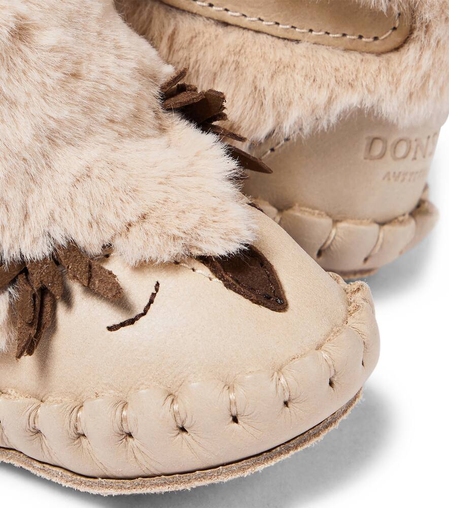 Donsje Baby Kapi Owl leather booties