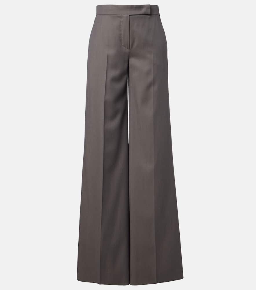Serio virgin wool wide-leg pants