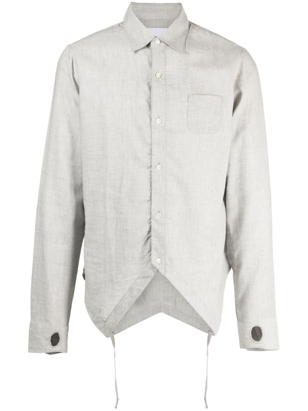 Genghis cotton shirt - Grey