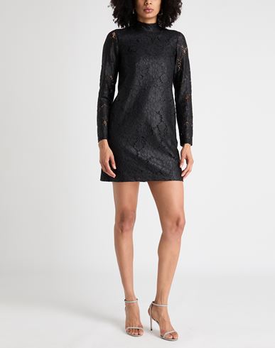 Woman Mini dress Black Size 4 Viscose