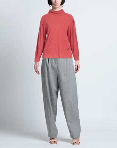Woman Turtleneck Coral