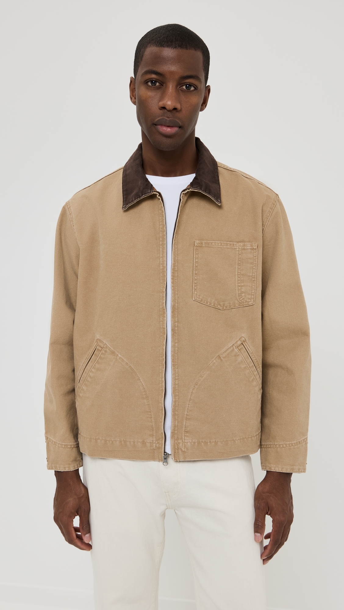 Full Zip Mechanics Trucker Jacket Scary Tiger's Eye 