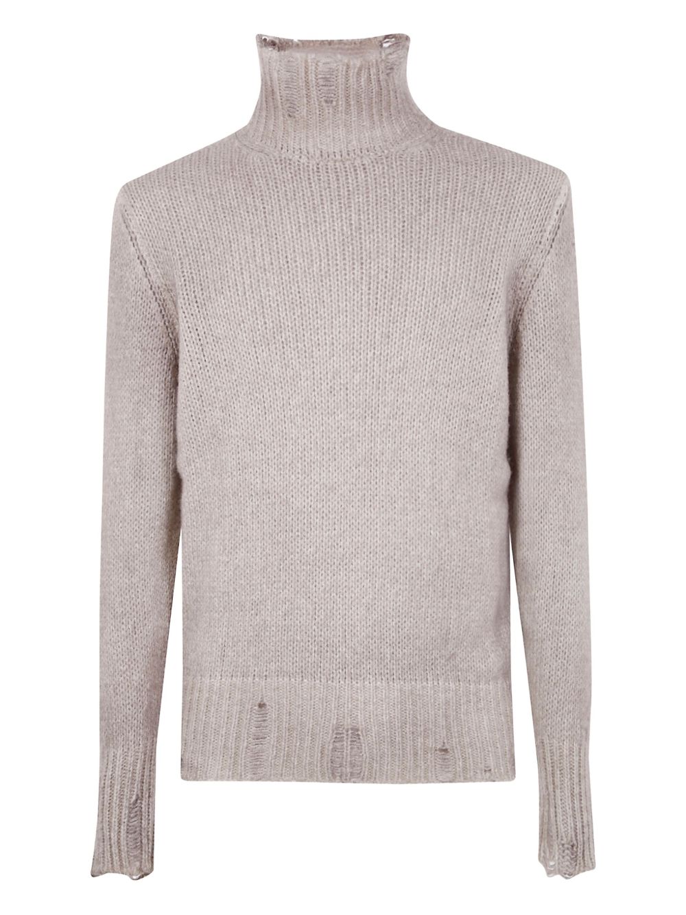 Roll-neck sweater - Neutrals