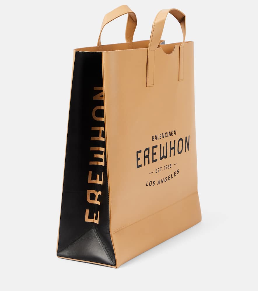 Erewhon leather tote bag