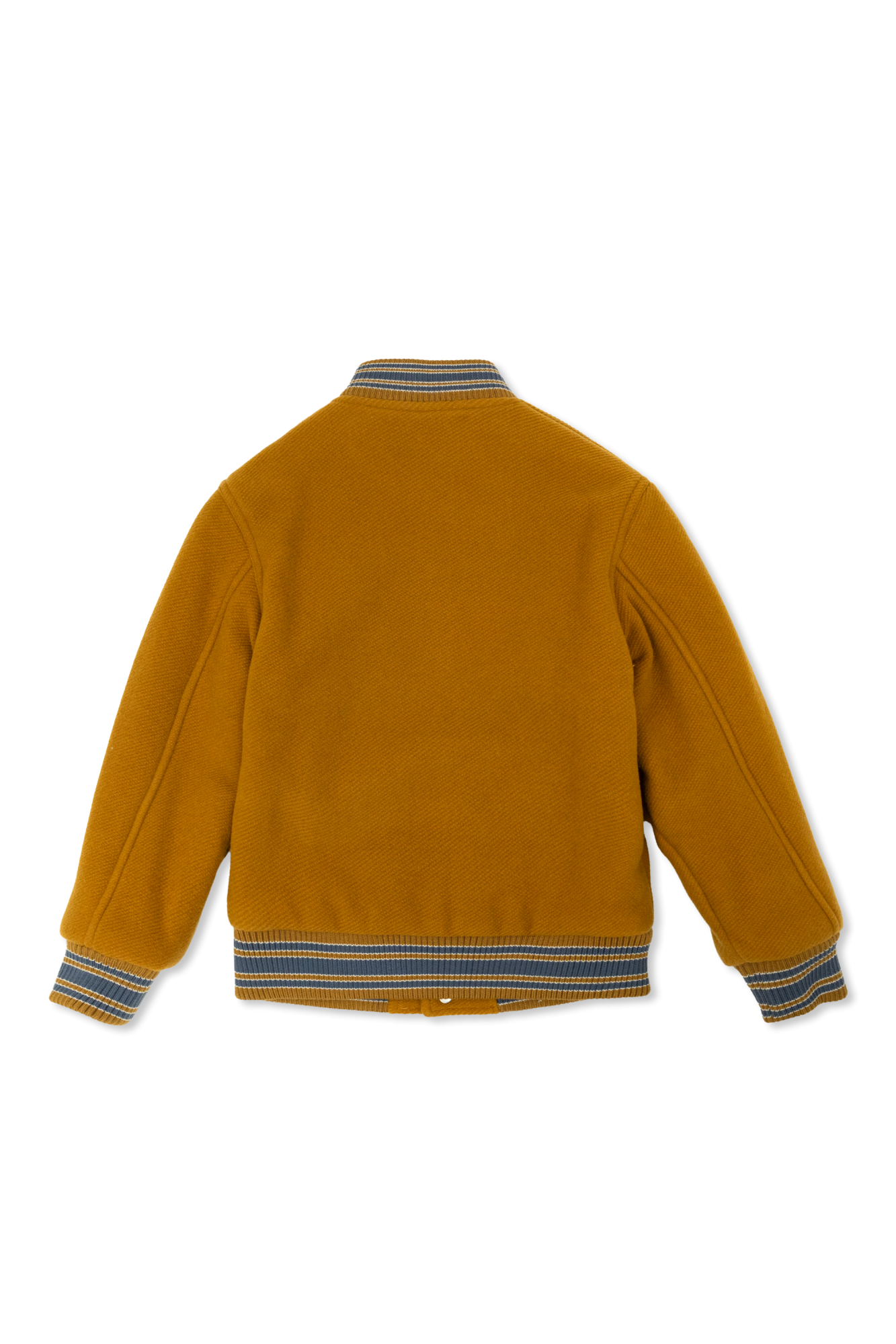 Wool ‘bomber’ Jacket, Unisex, Brown