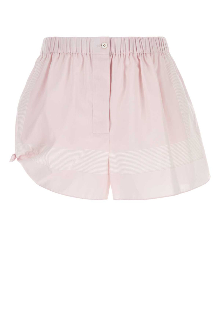 Pastel Pink Cotton Shorts