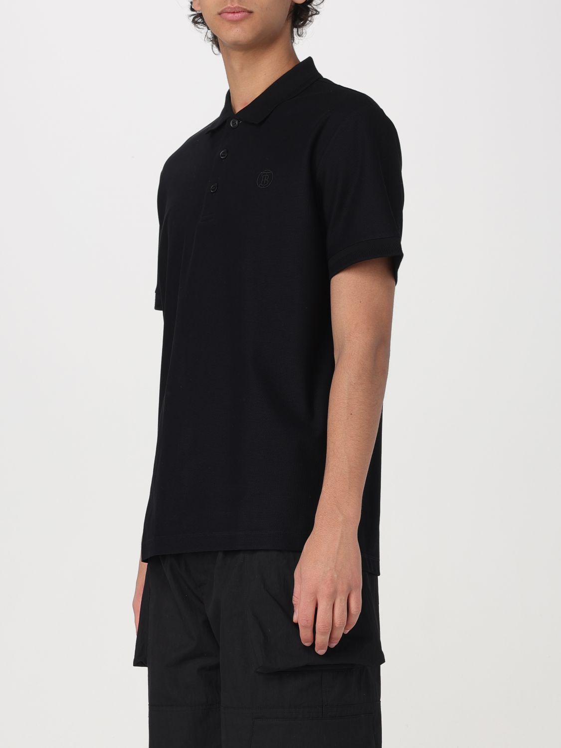 Polo Shirt Men color Black
